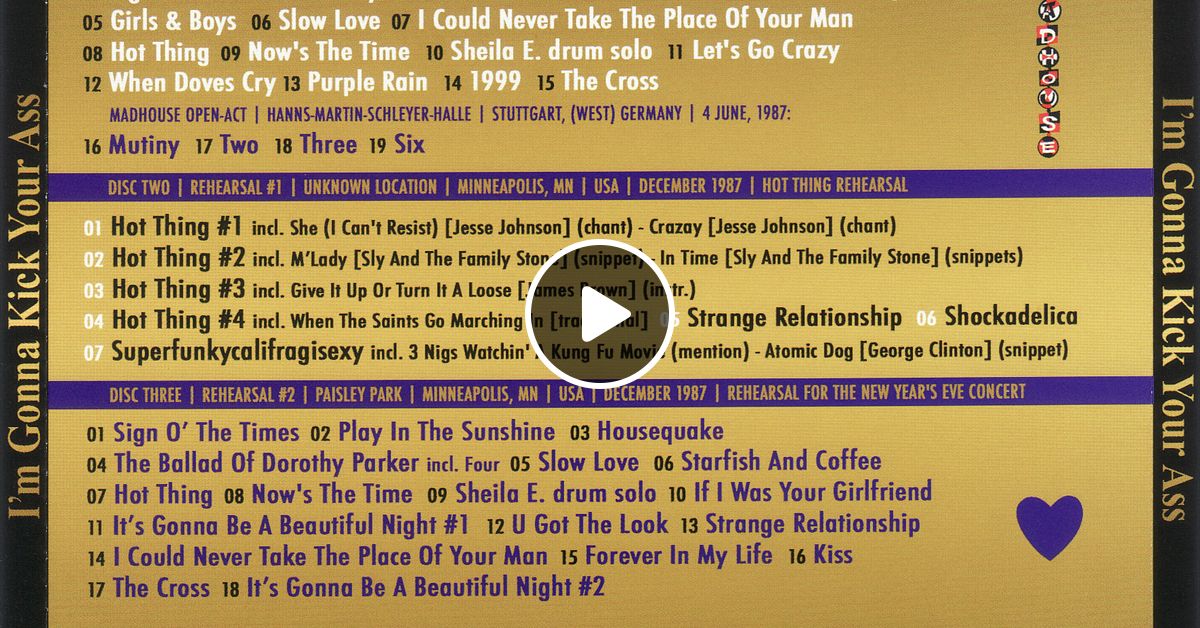 Purple Underground Vol I M Gonna Kick Your Ass Eye CD Repost By BFH Mixcloud