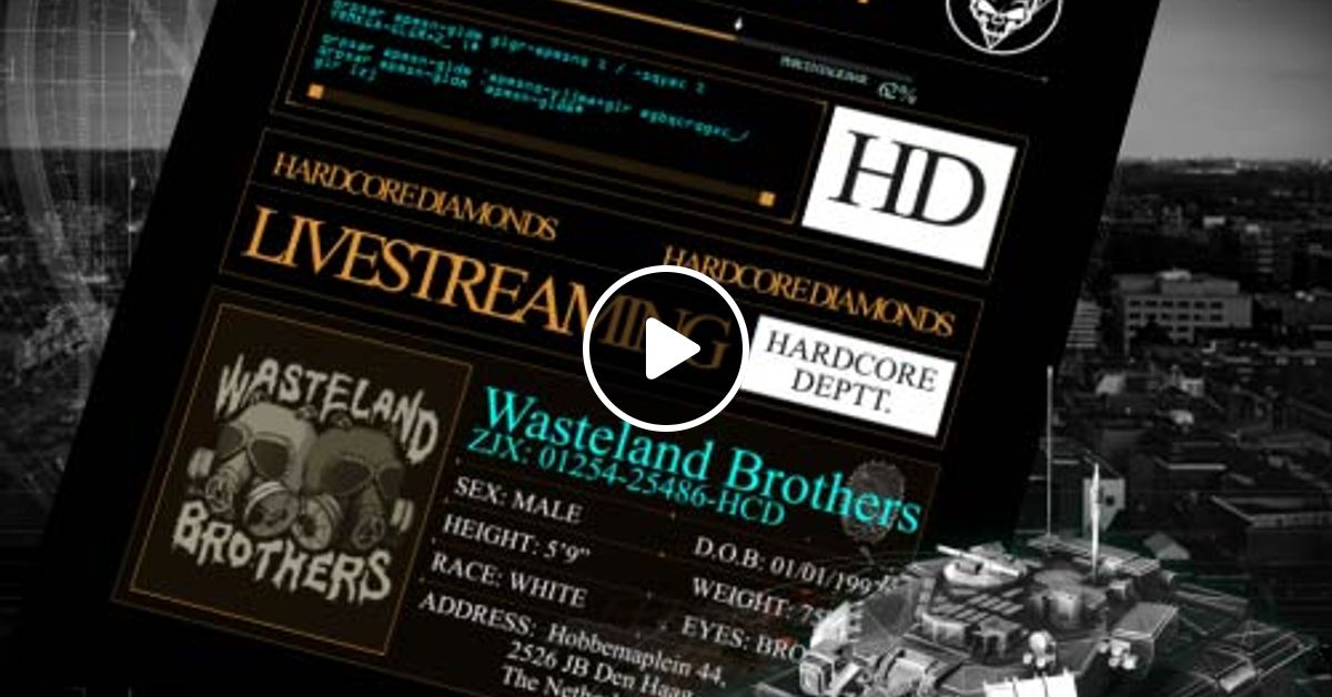Wasteland Brothers Live Area 074 By Hardcore Diamonds Official Mixcloud