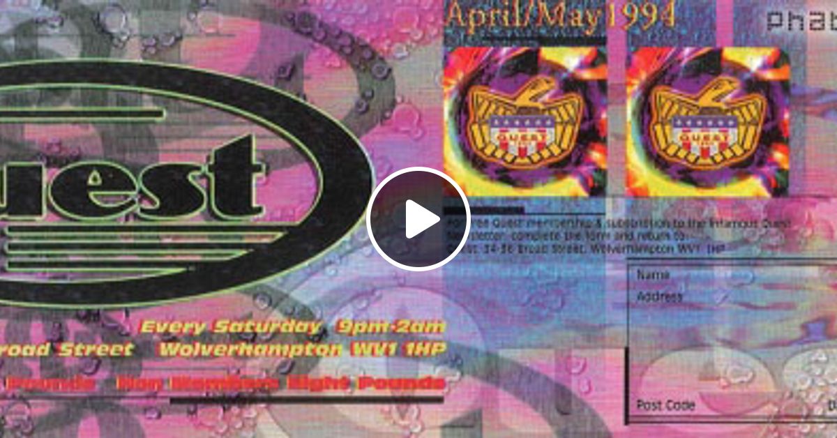 LTJ Bukem Quest Drum Bass Of Hardcore 23rd April 1994 By Rise