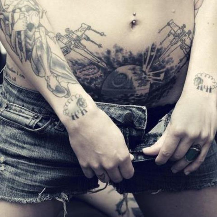Татуировки Для Девушек На Инт Местах Фото