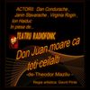 Va ofer:  „Don Juan moare ca toţi ceilalţi”  -de- Teodor Mazilu - teatru radiofonic