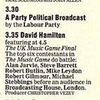 David Hamilton's Music Game Final BBC Radio 2 Monday 5th May 1986