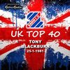 RADIO 1 TOP 40 - TONY BLACKBURN - 25-1-1981