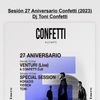 27º aniversario Confetti (2023)