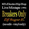 80's Electro Hip Hop - Live Mixtape 45min (no edit, vinyl only) - DJ Sugar E.