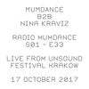 Mumdance B2B Nina Kraviz - Live from Unsound Festival, Kraków - 17th October 2017