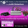 BBC Radio 1's Essential Mix Number 15 With Justin Robertson 5th February 1994