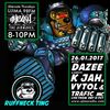 The Ruffneck Ting Takeover with Dj Dazee and guest mIx K Jah & Vytol, Ft Traffic MC 26 jan 2017