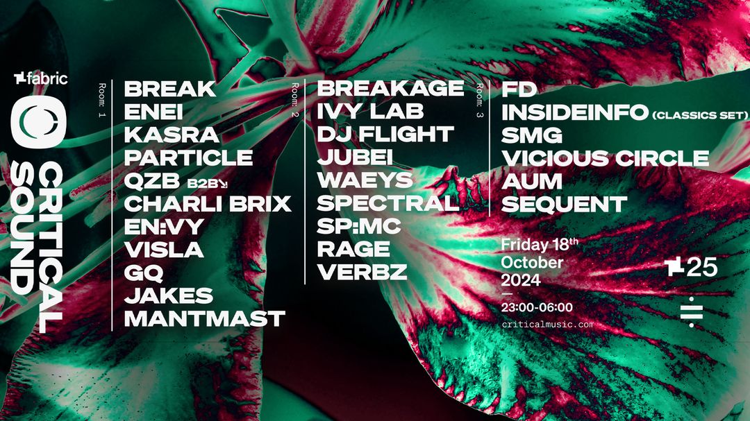 CRITICAL SOUND FABRIC LONDON 18.10 by Critical Music Mixcloud