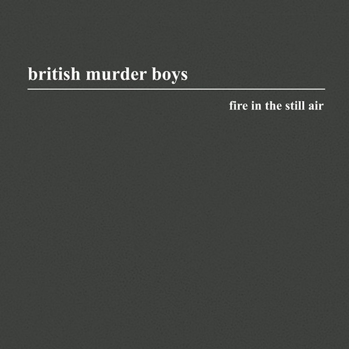 Boys is fired. 2001 - Surgeon vs. Regis - British Murder boys.