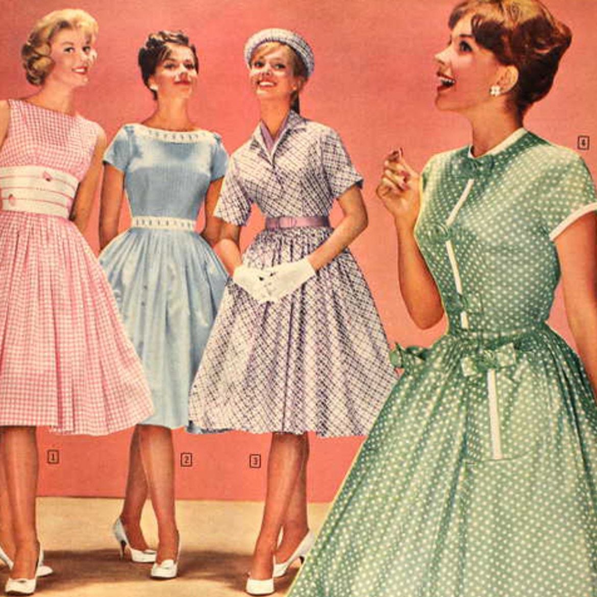 1950's housewife dress