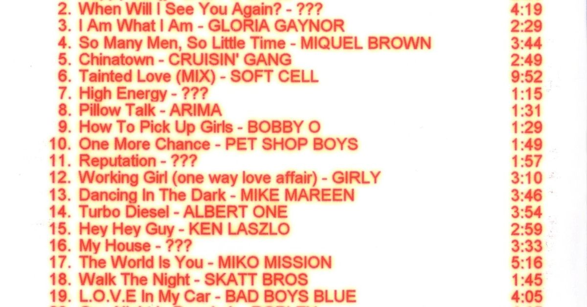 Various - Italo 80s Mix Various - Italo 80s Mix