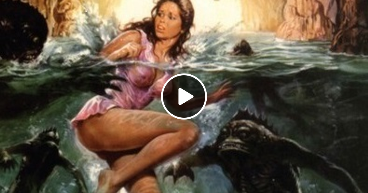 остров амфибий 1979. остров амфибий 1979. остров амфибий 1979. ретро плакаты фильмов ужасов. остров амфибий 1979.