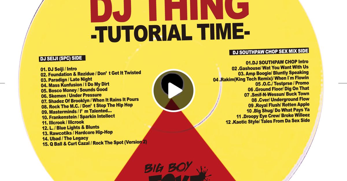 DJ Thing Vol.1 (DJ SEIJI side) by DJ Seiji (SPC) | Mixcloud