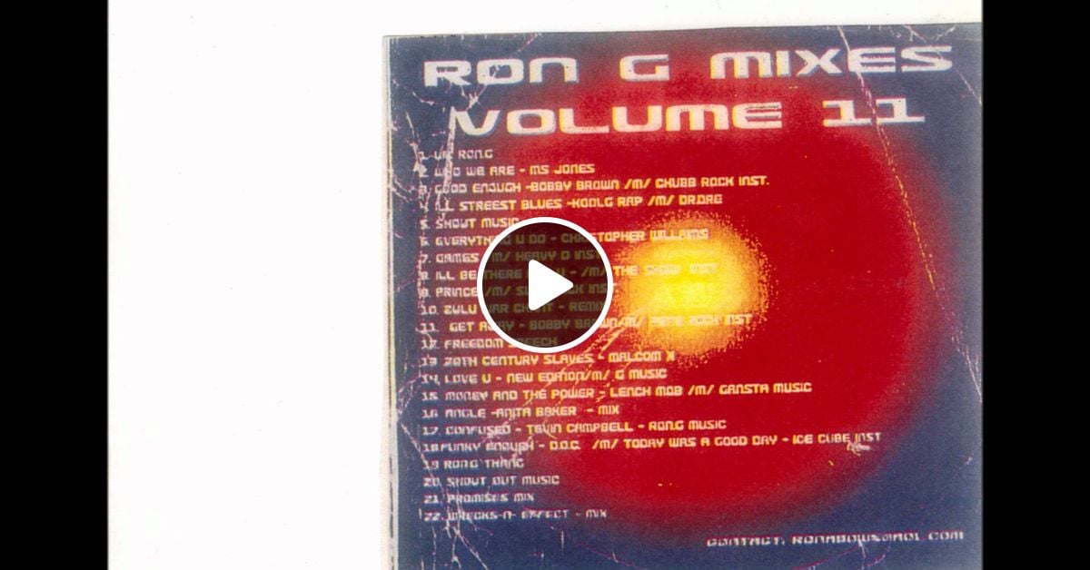 Ron G- Mixes #11 by J.Nickelz ( Frontrow E.N.T ) | Mixcloud