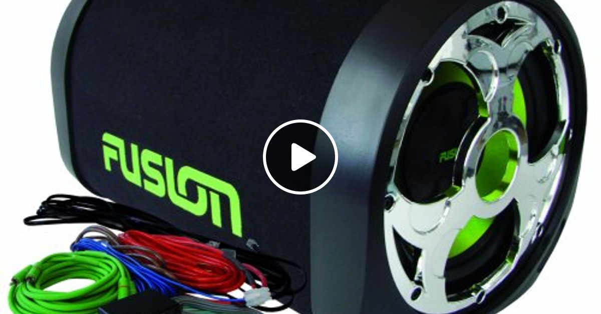 Fusion subwoofer with built in amp cheap
