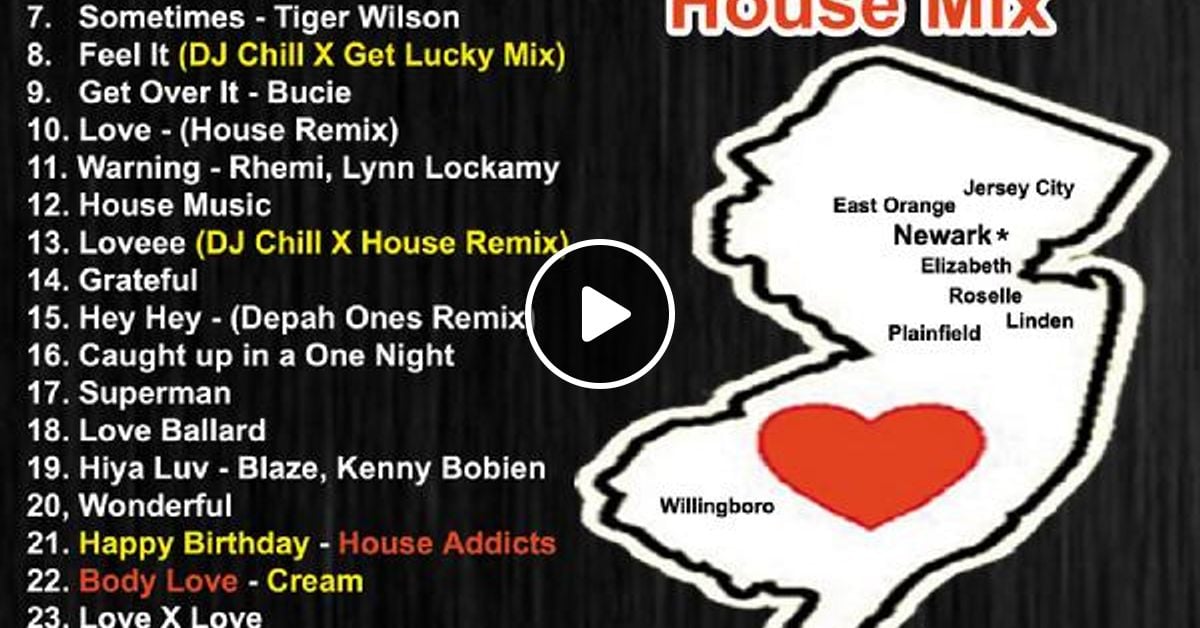 Best of House Music Jersey Love House Mix pt. 1 side 2 by DJ Chill X