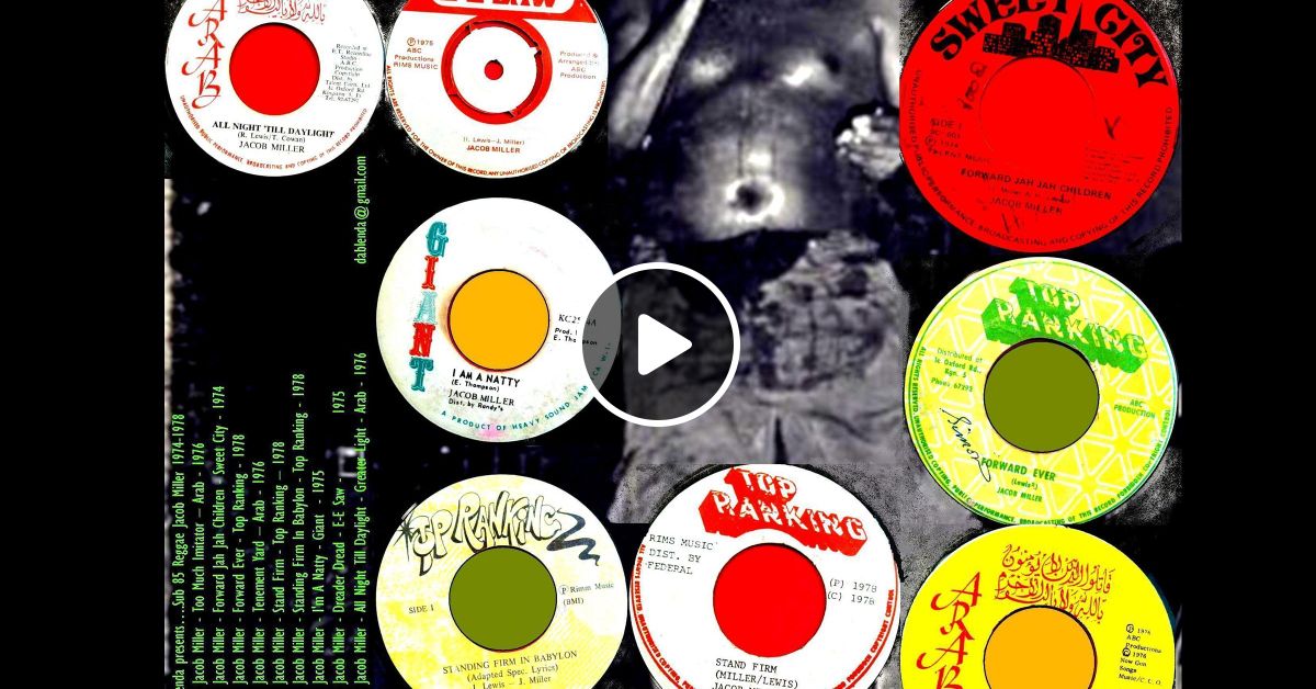 Dablenda Presents Sub 85 Reggae Jacob Miller 1974 1978 By Dablenda Mixcloud mixcloud