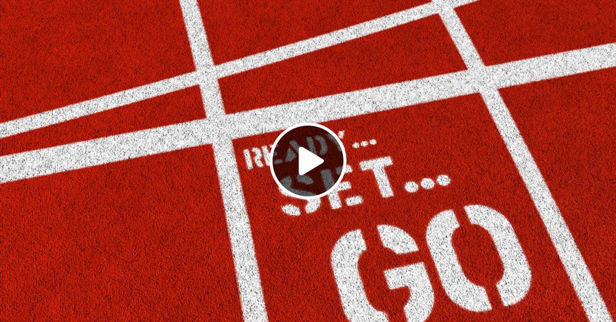 Ready Set go. Start. Get ready get Set go. Start logo.