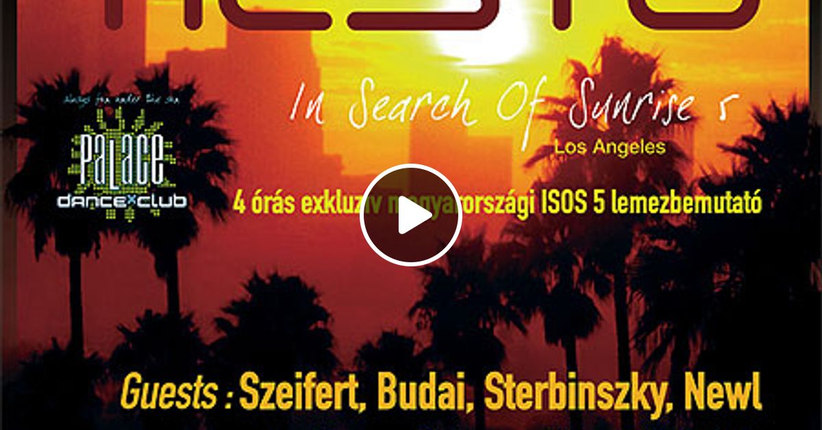 Tiesto Live Palace Dance Club, Siófok ISOS5 Release Party (2006.06.