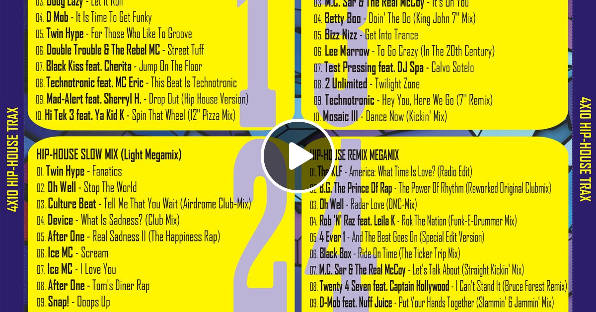 90s Hip-House Mix (Special Megamix Version) By Vladmix by Moimeme