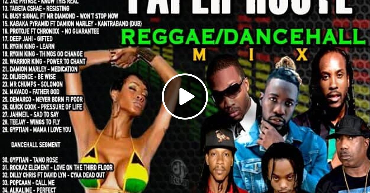 DJ KENNY PAPER ROUTE REGGAE DANCEHALL MIX AUG 2018 by Frenchman ...
