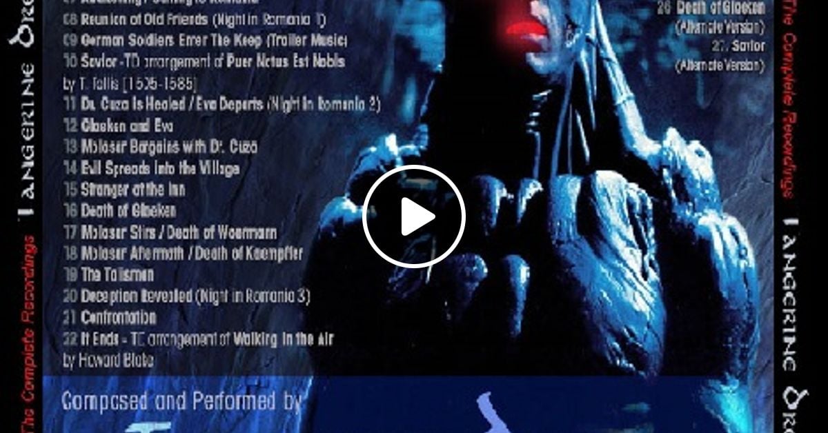 Tangerine Dream The Keep CD2 OST Complete Recordings 30th Anniversary