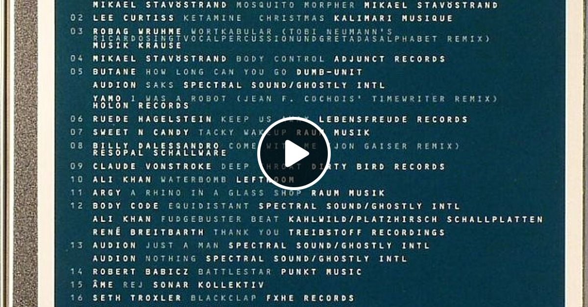 DJ Format - FABRICLIVE 27 FABRICLIVE 27 Matthew Dear As Audion