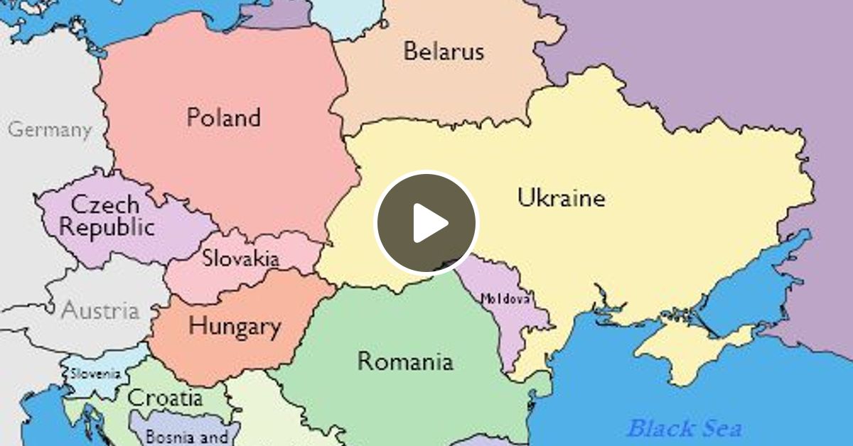 Польша и чехия карта