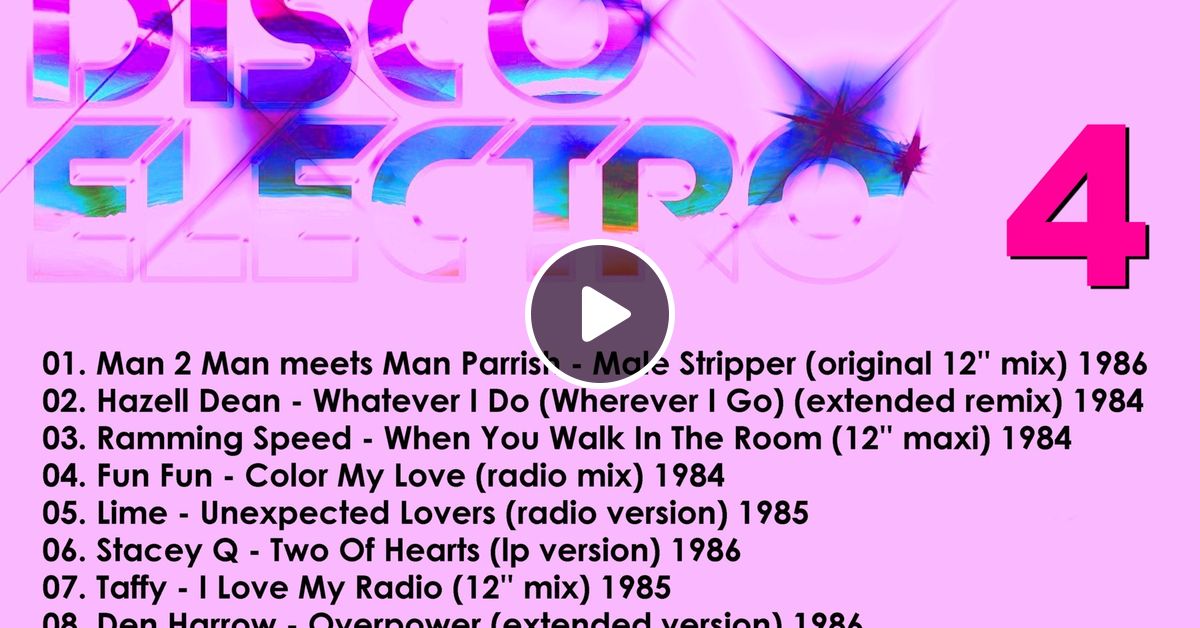 DISCO ELECTRO 4 Various Original Artists [electro synth disco