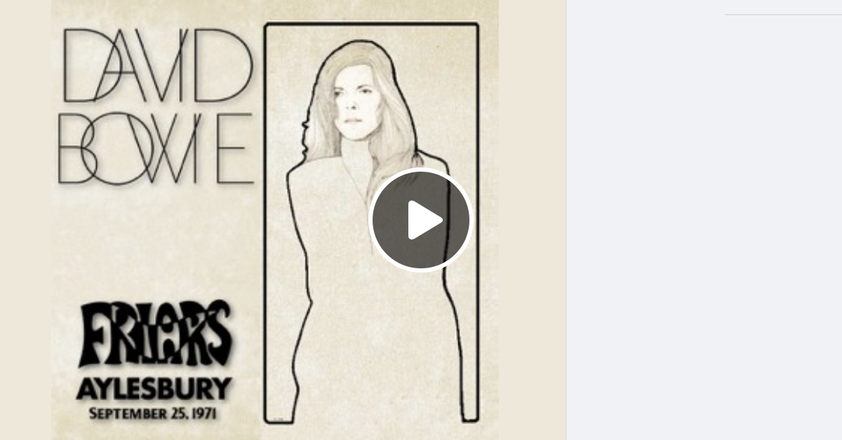 Bowie At The Friars Club, Aylesbury UK. 25 September 1971 by Christos Hatzis Mixcloud