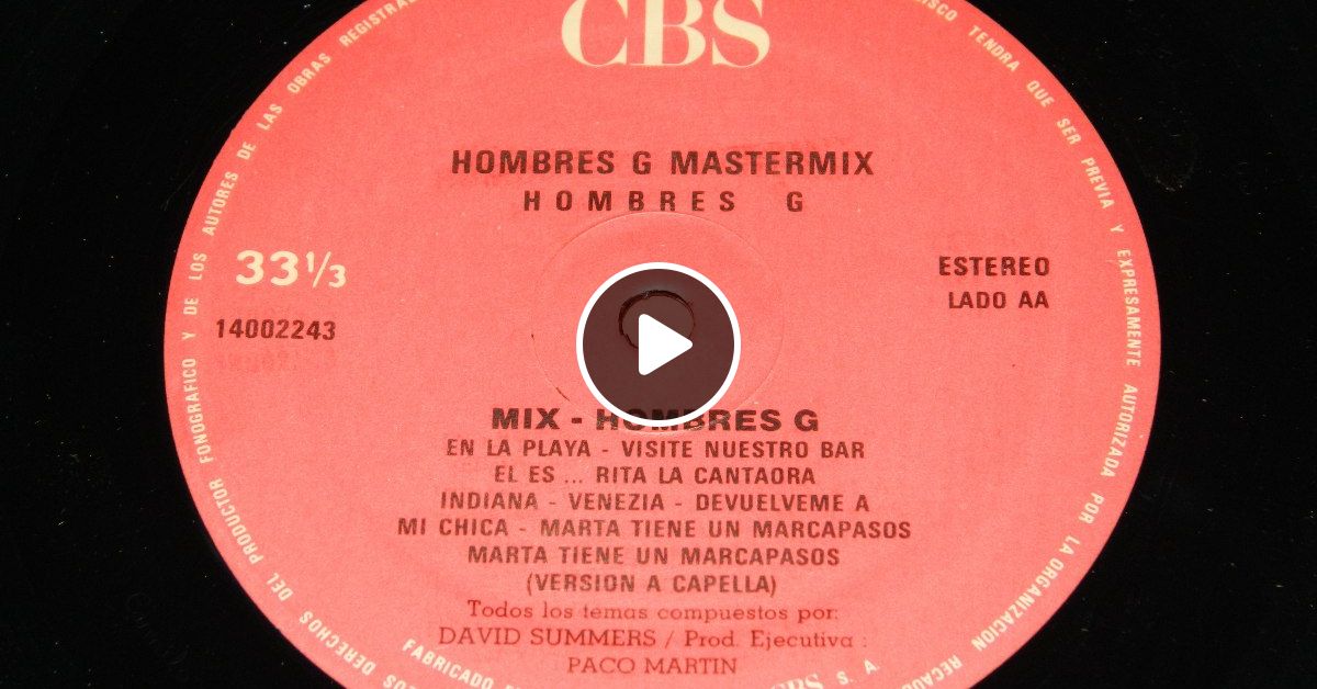 Hombres G Mastermix By Dj Khris Venom Mixcloud Hombres g's original label, lollipop, was unable to further support the band in early 1984. hombres g mastermix by dj khris venom