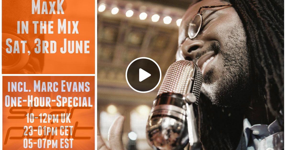 Maxk In The Mix On Starpointradio 87 Marc Evans Special By Markus Kater Maxk Mixcloud Evans, a native baltimorean, was born into music. mixcloud