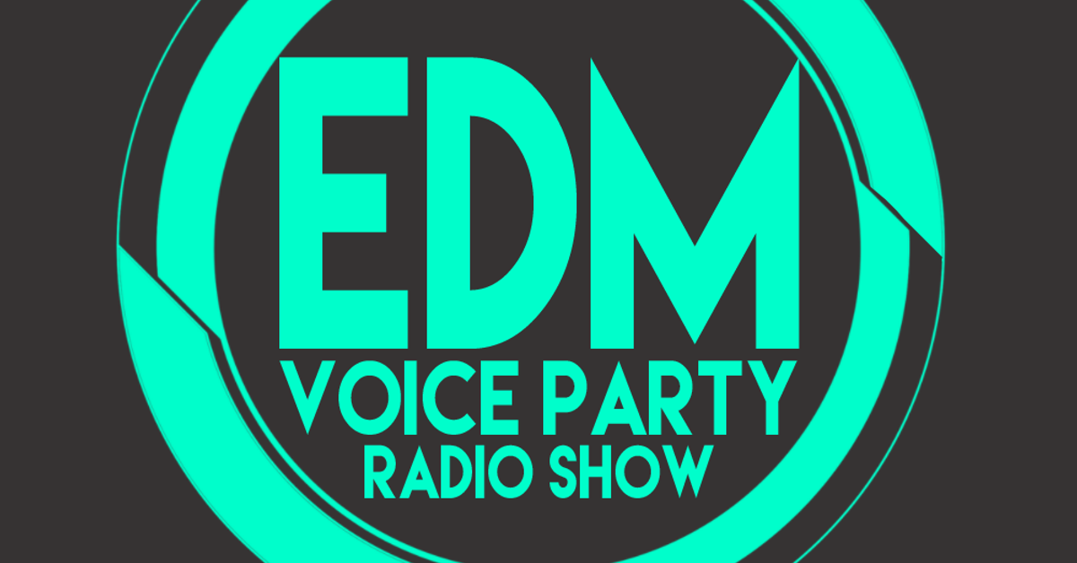 Edm radio. EDM logotype.