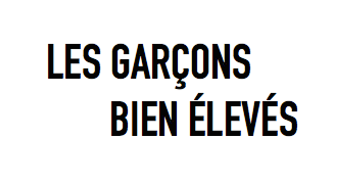 Les garcons brand cheap