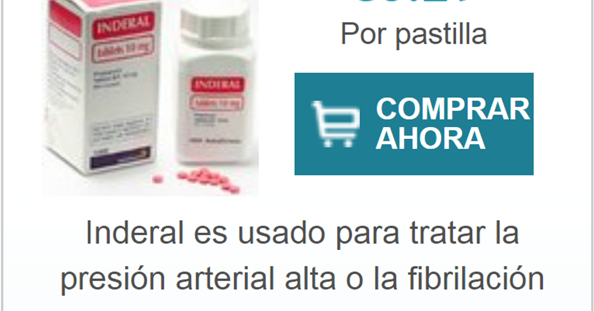 comprar inderal en línea