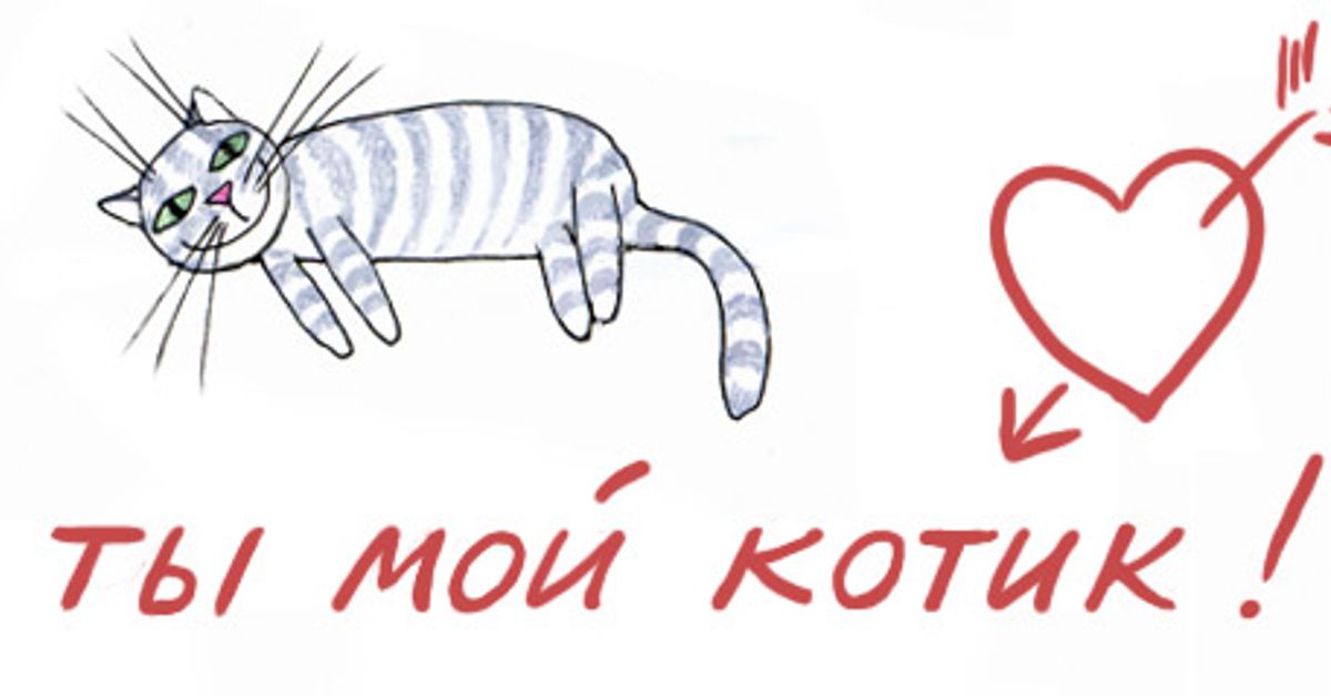 Я люблю тебя котик мой картинки с надписями