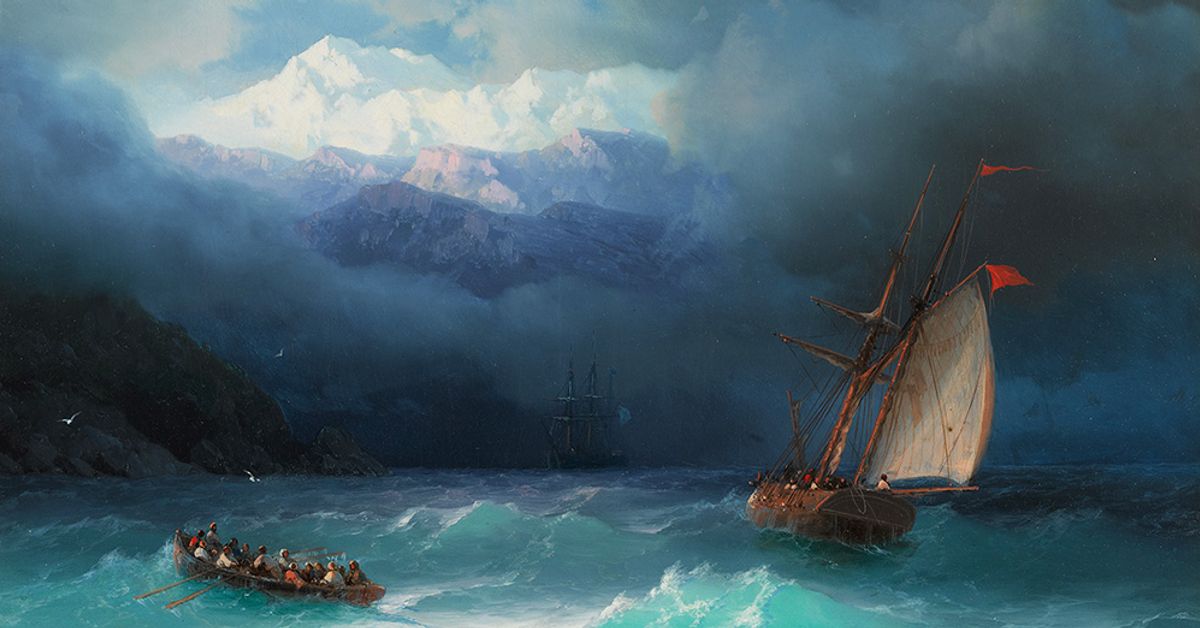 Картина море в третьяковской галерее