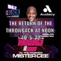 MISTER CEE THE RETURN OF THE THROWBACK AT NOON 94.7 THE BLOCK NYC 10/5/22