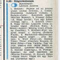 Slágermúzeum. Szerkesztő: Lőrincz Andrea. 1984.10.09. Petőfi rádió. 8.08-8.50.