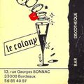 Cristof Salzac - Le Colony - Bordeaux - 09.05.1987