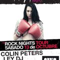 13-10-12. ROCK NIGHTS TOUR (COLLIN PETERS & LEY DJ) & OBBIO CLUB.