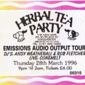 Conemelt live and Andrew Weatherall - Emissions Tour at Herbal Tea Party in Manchester 28 March 1996