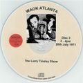 WAOK 1380 AM Atlanta GA =>> Classic Soul Music w. Larry Tinsley <<= Wed 28th July 1971 15.00-16.00hr