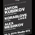 Anton Kubikov & Alex Meshkov DJ Set @ Pro-Tez Label Night, 26.3.2011, 200 Club, Studio 672, Cologne