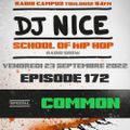 School of Hip Hop Radio Show special COMMON  - 23/09/2022 - Dj NICE