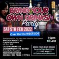 Bring Your Own Bottle Party - 5th Feb - ELC PT4