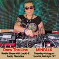 #112 Draw The Line Radio Show 04-08-2020 with guest mix 2nd hr by Minfalk