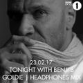 Goldie (Metalheadz, Rhino Records) @ Headphones Mix, BBC Radio 1 (23.02.2017)