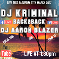 DJ KRIMINAL LIVE BACK2BACK WITH DJ AARON BLAZER DNB SESSIONS